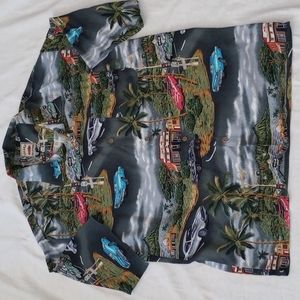Island Collection Aloha Shirt XL